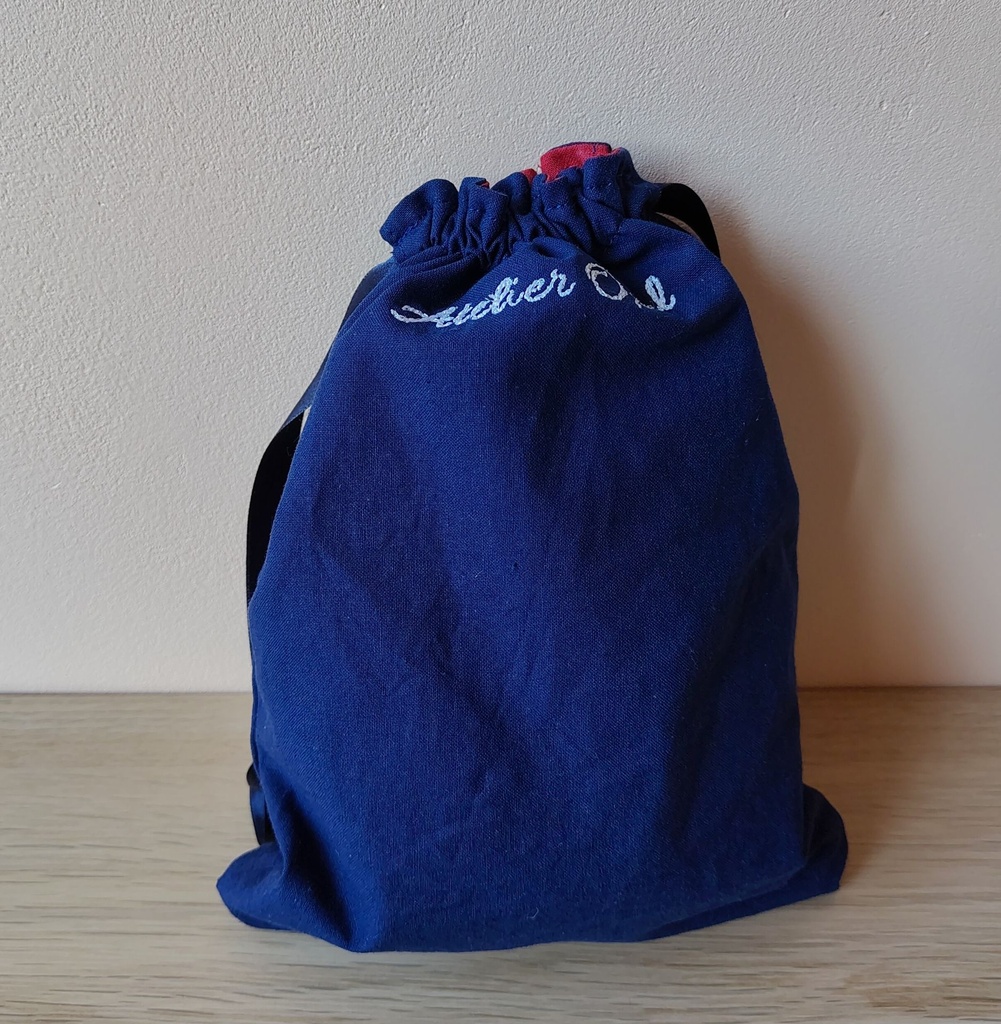 Le pochon Poncho T1 (Coton bleu, Coton bleu, Sans texte)